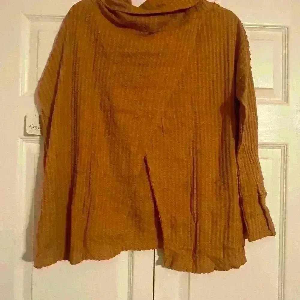 Free People Juicy Long Sleeve Waffle Knit Thermal Shirt Canyon Moon NWT - Picture 3 of 4